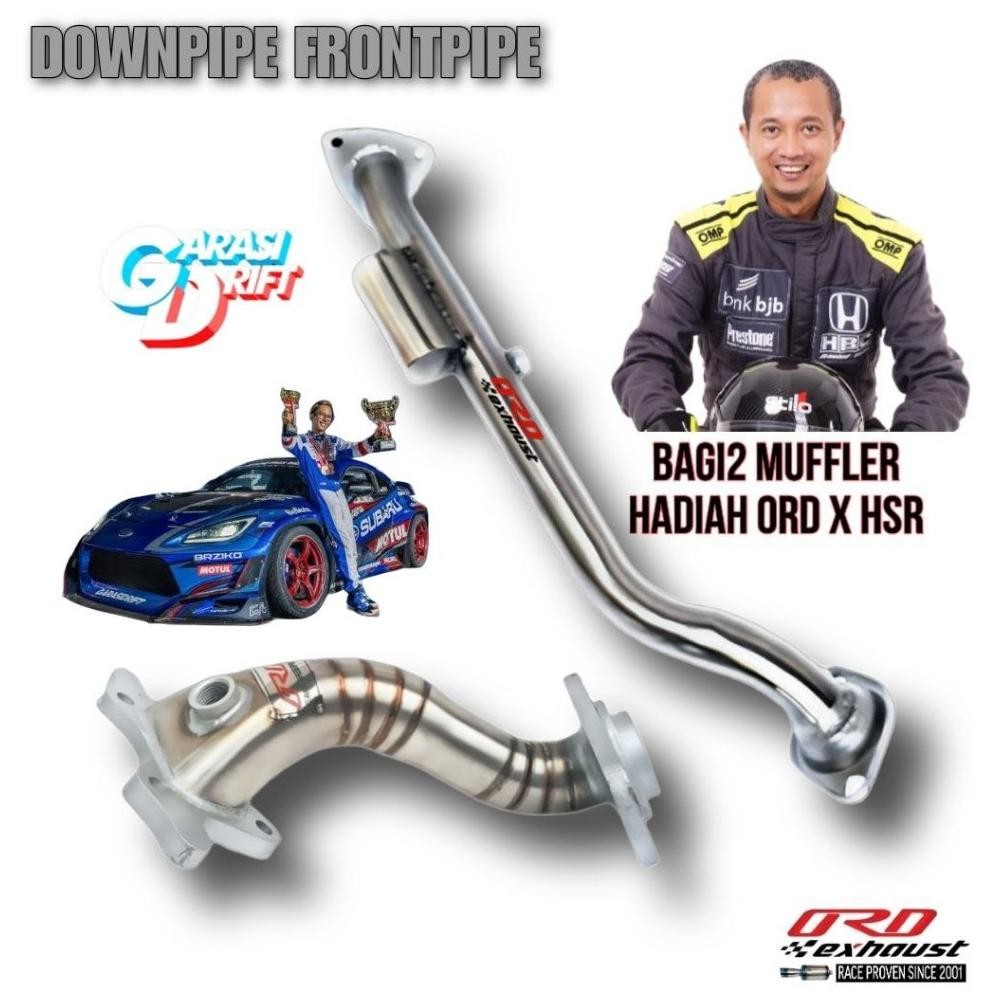 MERBAU ORD Exhaust Knalpot Racing Brio Downpipe + Frontpipe Jazz Freed Brio