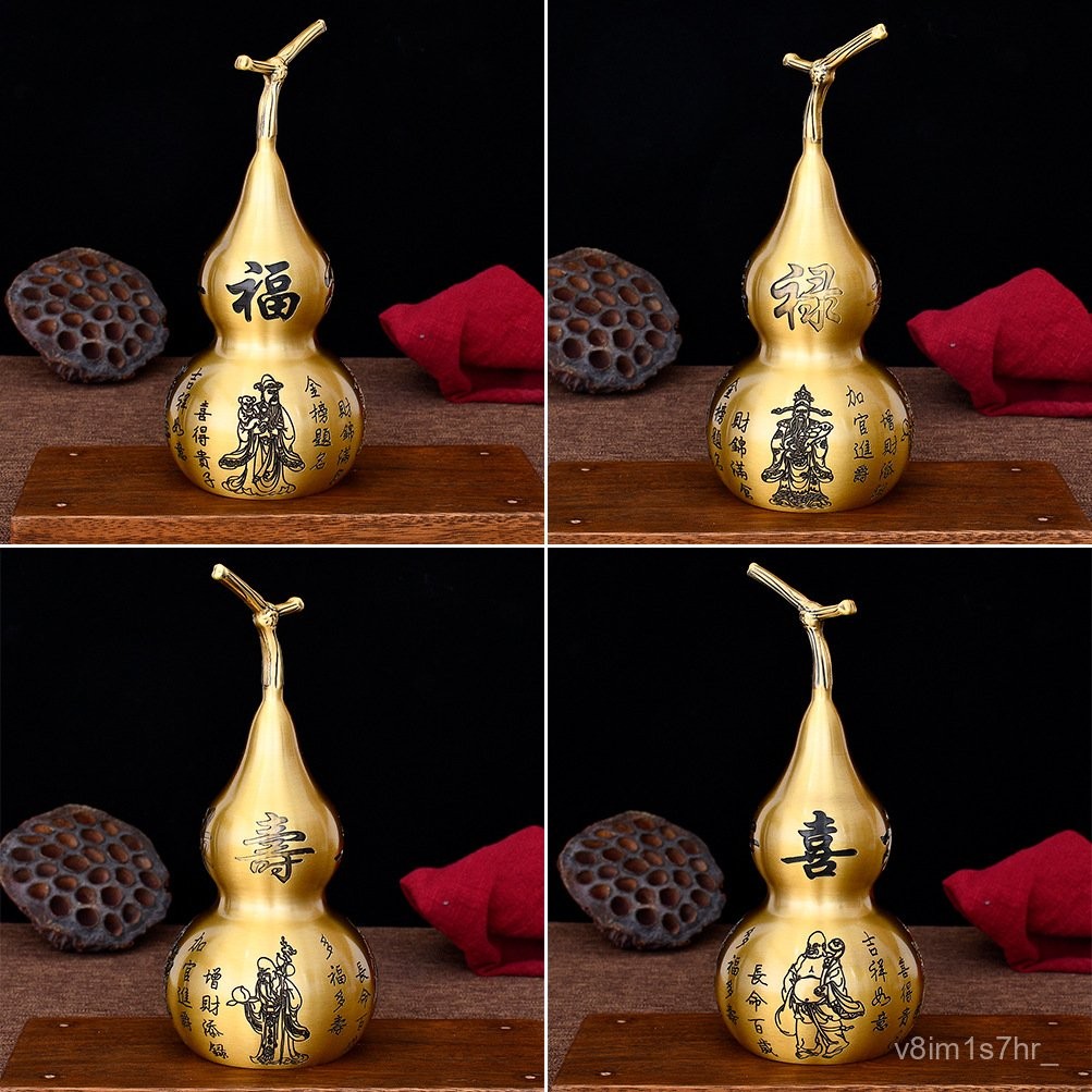 Labu Kuningan Ornamen Labu Panjang dan Bahagia, Hiasan Pintu Masuk Kantor Rumah Hadiah Keberuntungan