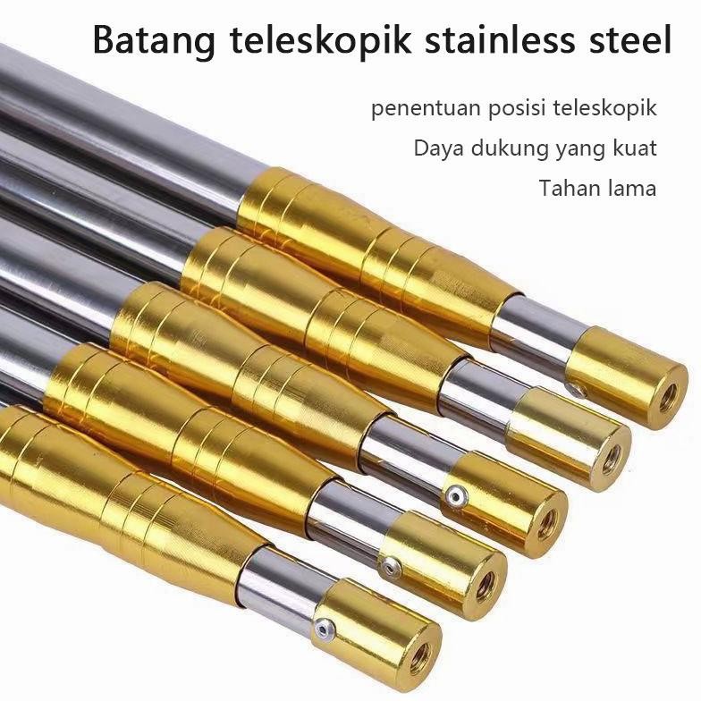 3m-10m Tiang Teleskopik  Pemetik Buah  Gergaji Jaring Celup