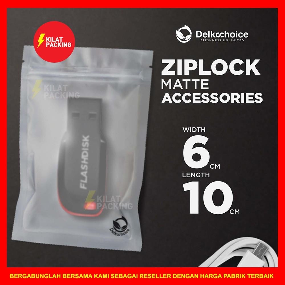 Plastik Klip Kombinasi Aksesoris / Snack / Bubuk - Lay Bag Zip Ziplock Murah Matte Doff Satuan