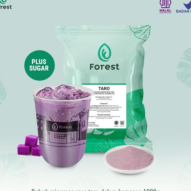 

Bubu Numan Taro Plu Gula Powder 1 Gr Foret