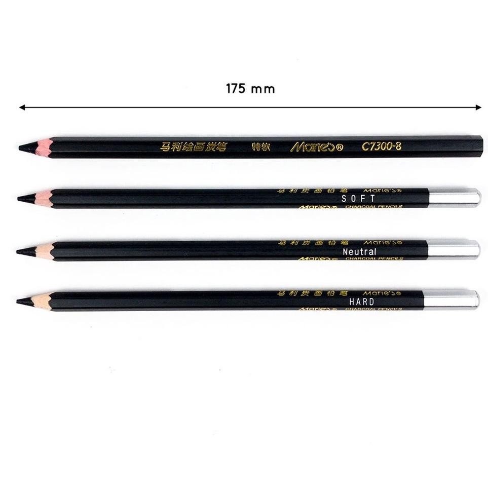 

Hemat Pensil Charcoal Maries C7300 Hard / Neutral / Soft / Super Soft Bahan Terbaik