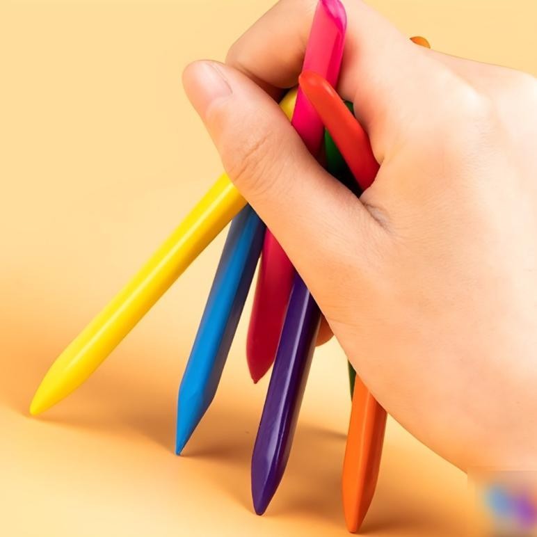 

Nikmati Crayon Mewarnai / Crayon Anti Air Anti Kotor Tangan / Pensil Warna