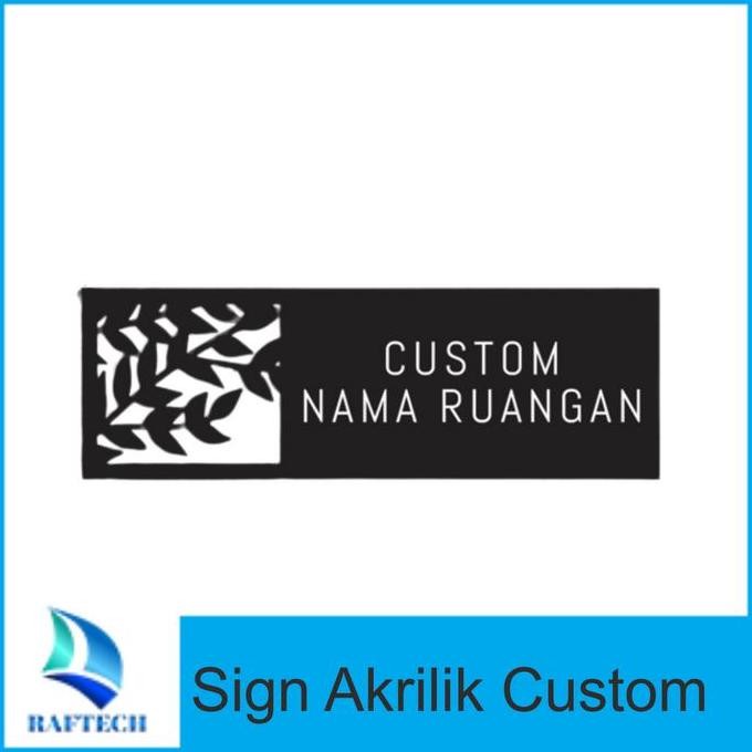 

BRG BARU Custom Nama Ruangan Signage Akrilik Sign Board Acrylic Papan Daun