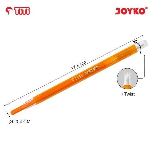 

Bahan Terbaik Twist Crayon Krayon Putar Joyko Titi Twcr-12S 12 Warna Colors