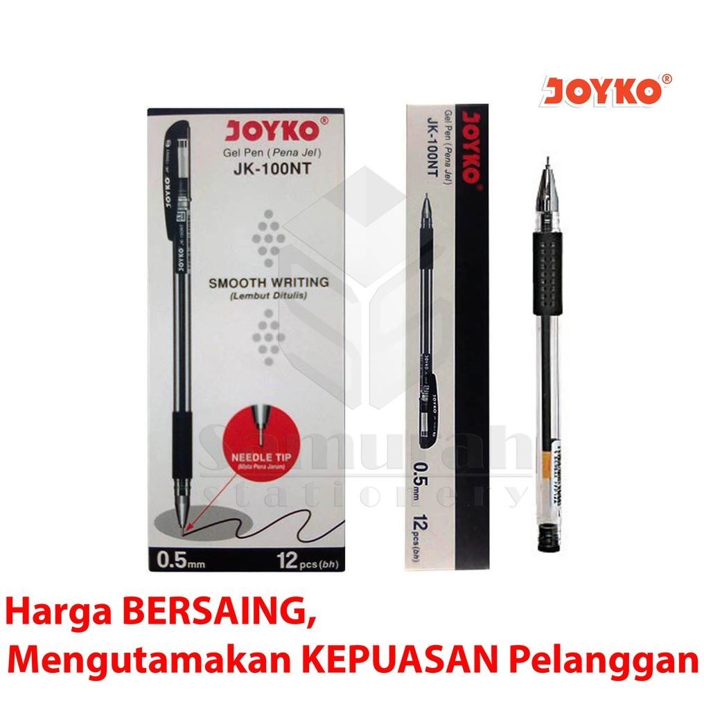 

Nikmati Gel Pen Joyko Jk 100 (Runcing) / Jk 100 Nt(Jarum) Pulpen Gelpen Jk-100 0.5 Mm / Bolpen Pengel Jk100