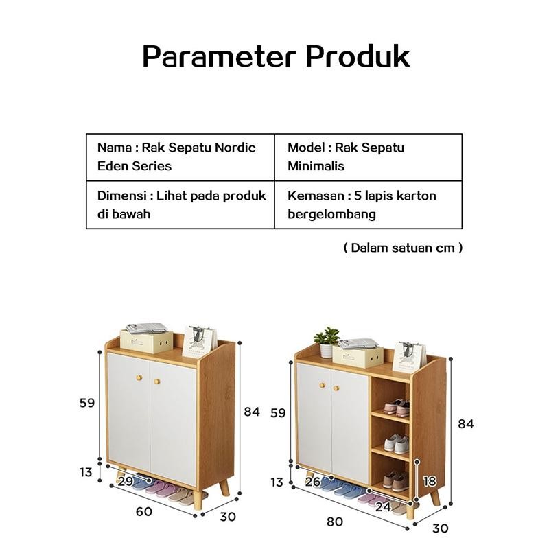 Lemari Sepatu Susun Minimalis //Rak Sepatu Kayu Anti Debu Lemari Minimalis/Lemari Sepatu Rak Sepatu 