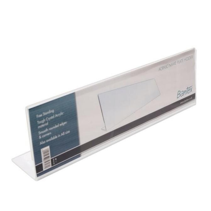 

DISKON Name plate holder acrylic akrilik bantex