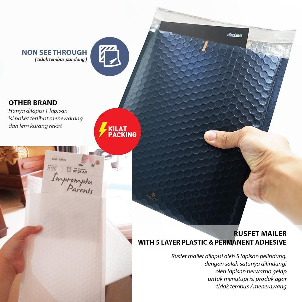 

Amplop Bubble 12Cm X 18Cm - Bubble Mailer - Bubble Packing Hello Premium Termurah Dark Blue