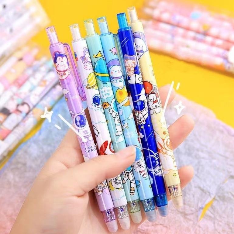 

Bisa Diandalkan Ats Pulpen Set Karakter Lucu Pulpen Mekanik Isi 6Pcs Bolpoin Gel
