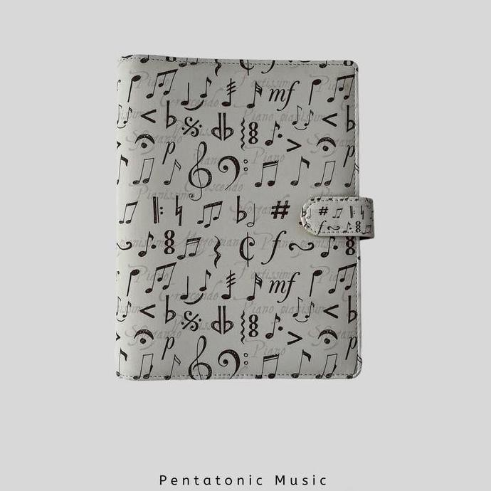 

HARGA DISKON Binder Unik Musik Alat Tulis Organizer Music Symbol Ring Binder Kado
