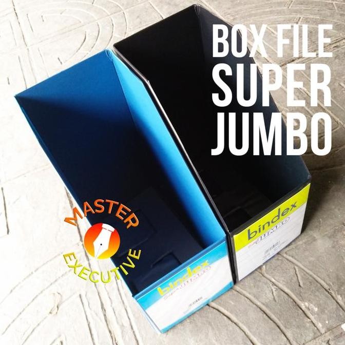 

HRG DISKON Bindex Boxfile Super Jumbo Hitam / Biru 1035B 150 x 260 x 340 mm