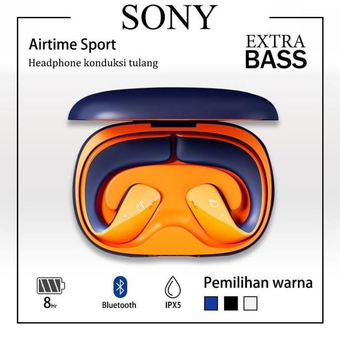 Stock In Nrt Sony Headset Bluetooth Wireless Bone Conduction Sports Earphone