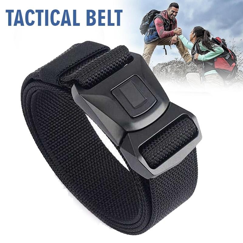 Tali Ikat Pinggang Pria Tactical Military Nilon Canvas Men Belt Gesper Dewasa Keren Distro