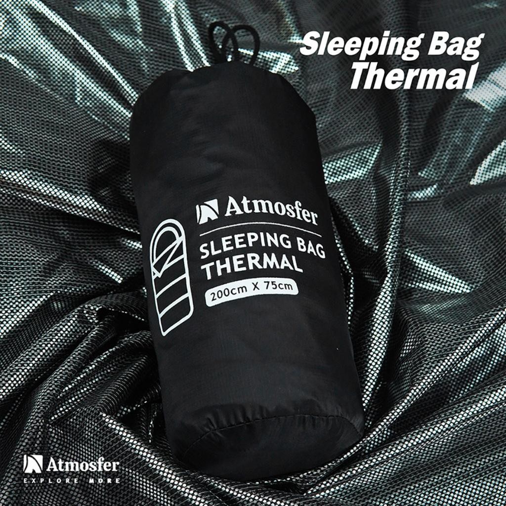 Atmosfer Sleeping Bag Ultralight Thermal Blangket - Sleeping Bag Liner - Sleepingbag Thermal Bivy