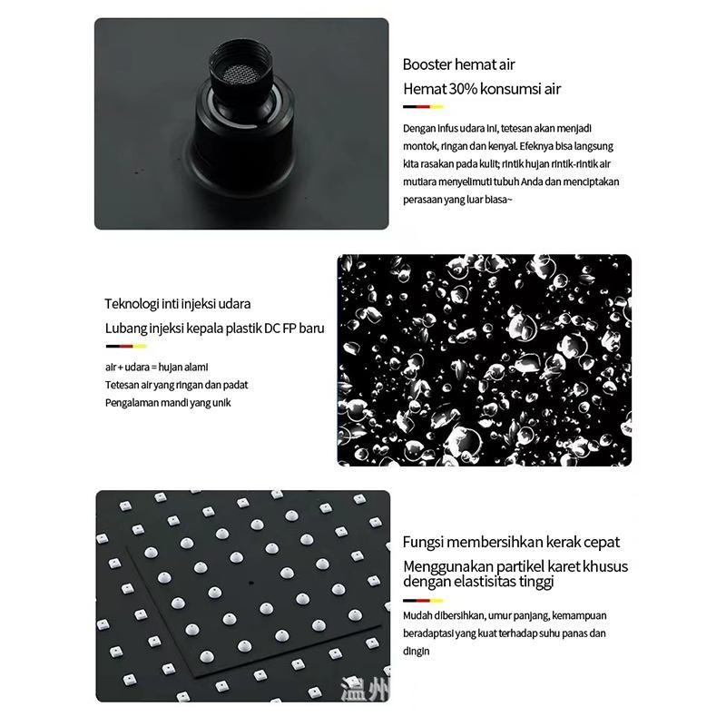 Shower Kamar Mandi 4 Dalam 1 Set Shower Dengan Faucet Sprayer / Set Shower Lengkap Kamar Mandi Rumah