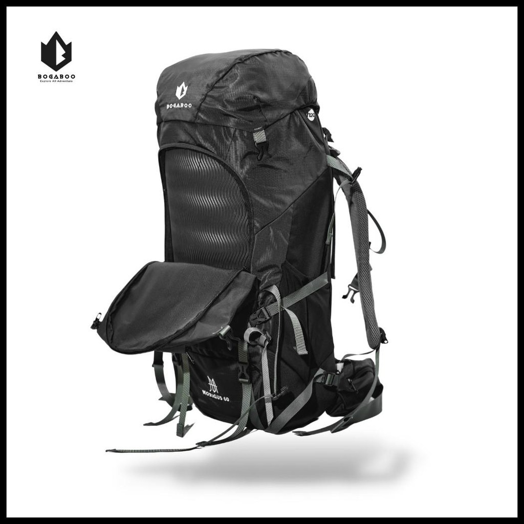 BOGABOO TAS KERIL MORIGUS 60 LITER +COVER BAG - TAS CARRIER - CARIER - TAS CARRIER ULTRALIGHT - TAS 