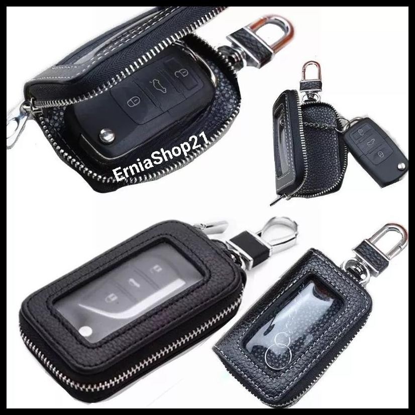 DOMPET KUNCI MOBIL TOYOTA REMOTE KEYLESS & STNK BAHAN KULIT ASLI DOMPET STNK KULIT ASLI