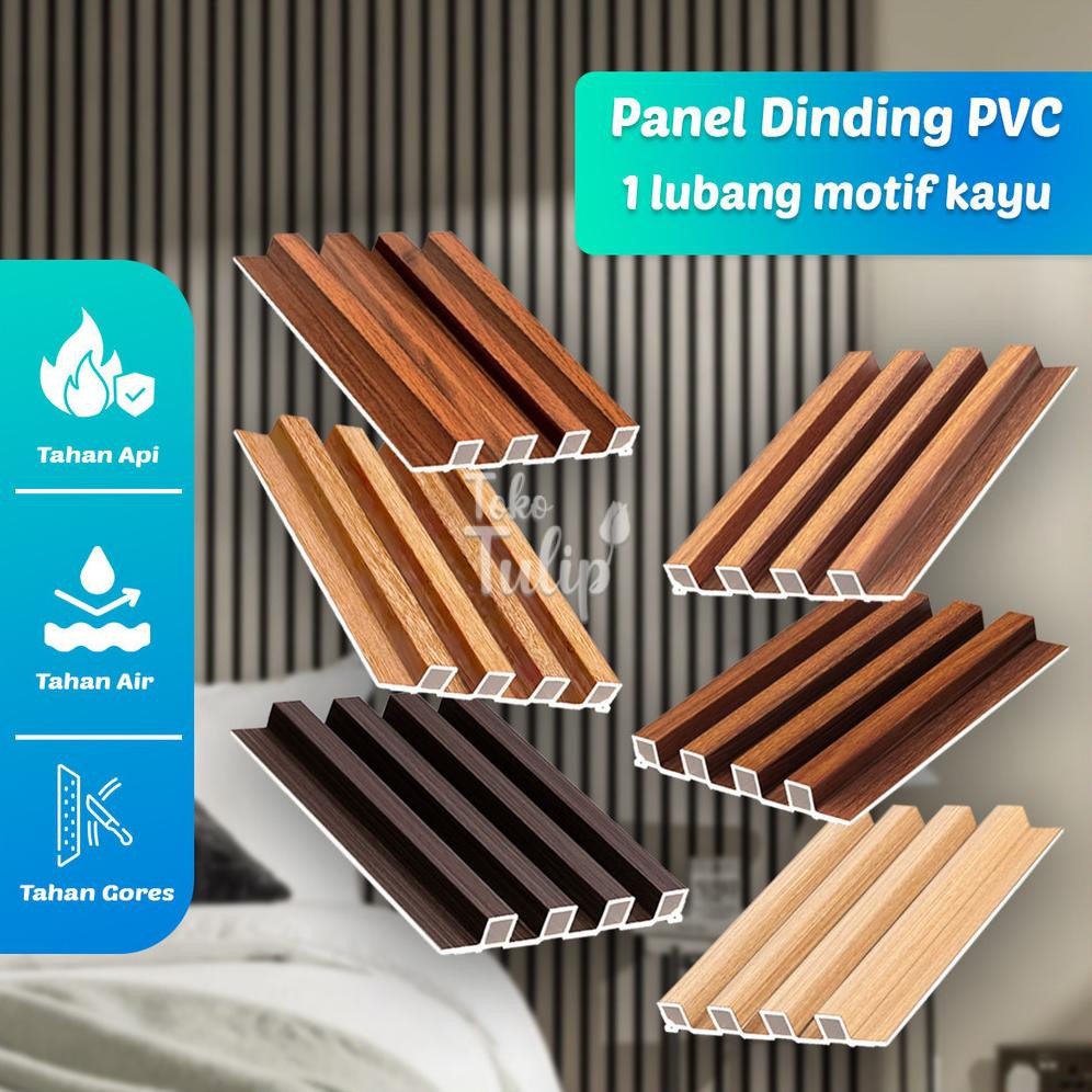 Wood Panel PVC Panel Board Dekorasi Dinding PVC Wall Panel Cantik Berkualitas Wall Panel Solid Wood 