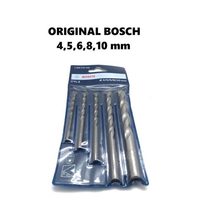 Promo | Mata Bor Set Bosch Beton Tembok 5 Pcs Bosch Cyl-2 Original