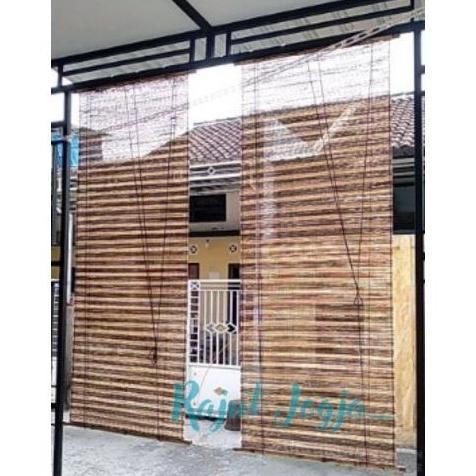 TIRAI KERAI GULUNG LIDI TENUN / TIRAI GULUNG LIDI / KERAI / TIRAI GULUNG LIDI/ PENUTUP JENDELA