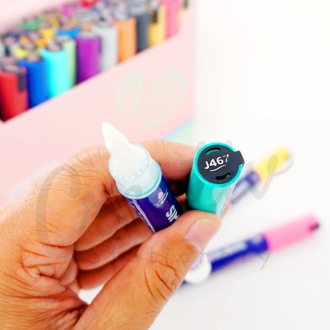 

Terlaris !!! Arrtx Spidol Akrilik Kreasi 48 Warna Simptap Acrylic Paint Marker Set Top Valve Action Paint Pen