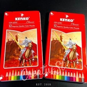 

Terlaris !!! Kenko Pensil Warna 12 Warna Kaleng Tin Case Color Pencil