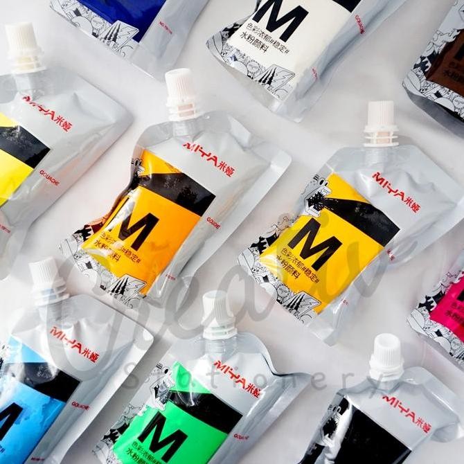 

Big Sale !!! Miya Himi Weird Gouache Color Refill Cat 100 Ml