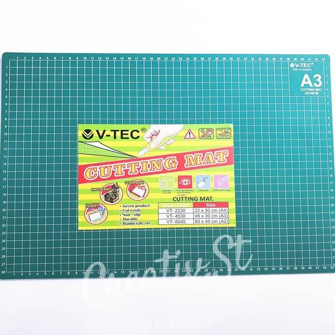 

Spot Barang !!! V-Tec Cutting Mat Alas Potong A3