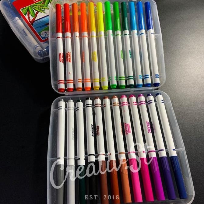 

New Collection !!! Joyko Color Pen Pulpen 24 Warna Clp-05 Plastik Spidol