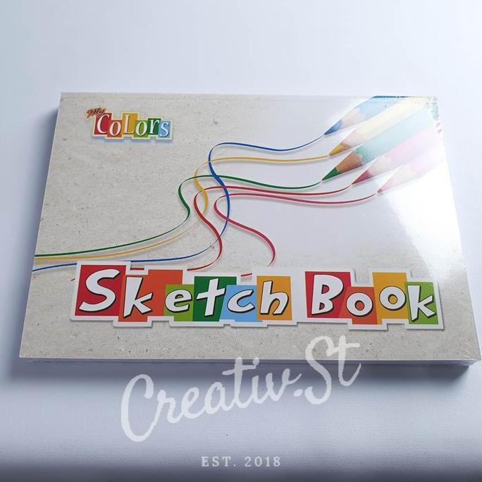 

New Collection !!! Kiky Sketch Book Drawing Book Buku Sketsa A4 21 Cm X 30 Cm 50 Lembar 120 Gsm