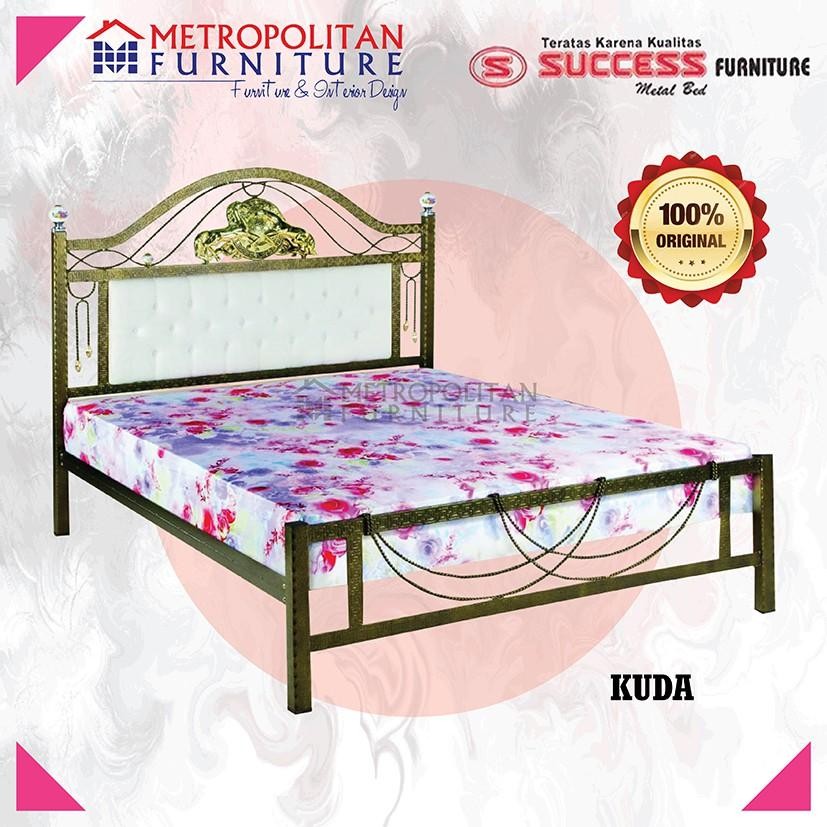 Success Tempat Tidur Ranjang Besi Kuda 160X200/180X200
