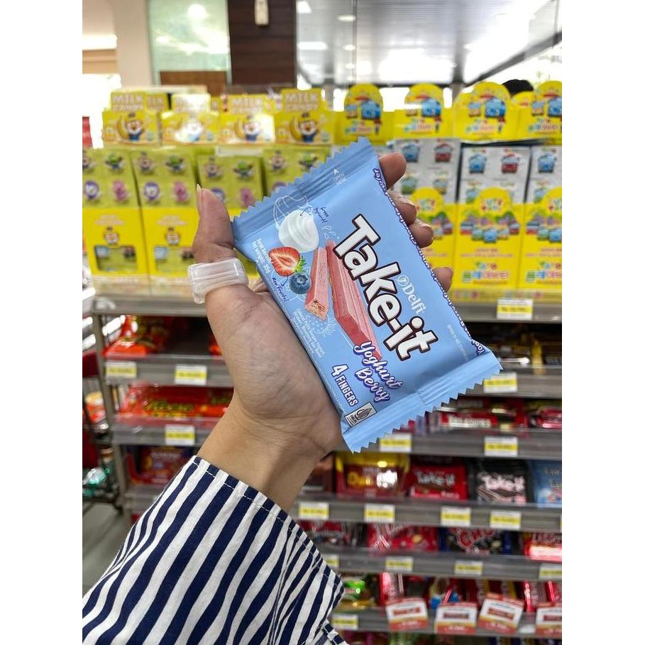 

Produk Unggulan] Delfi Take It - 4F Chocolate Wafer / TAKE-IT - Milk Choco