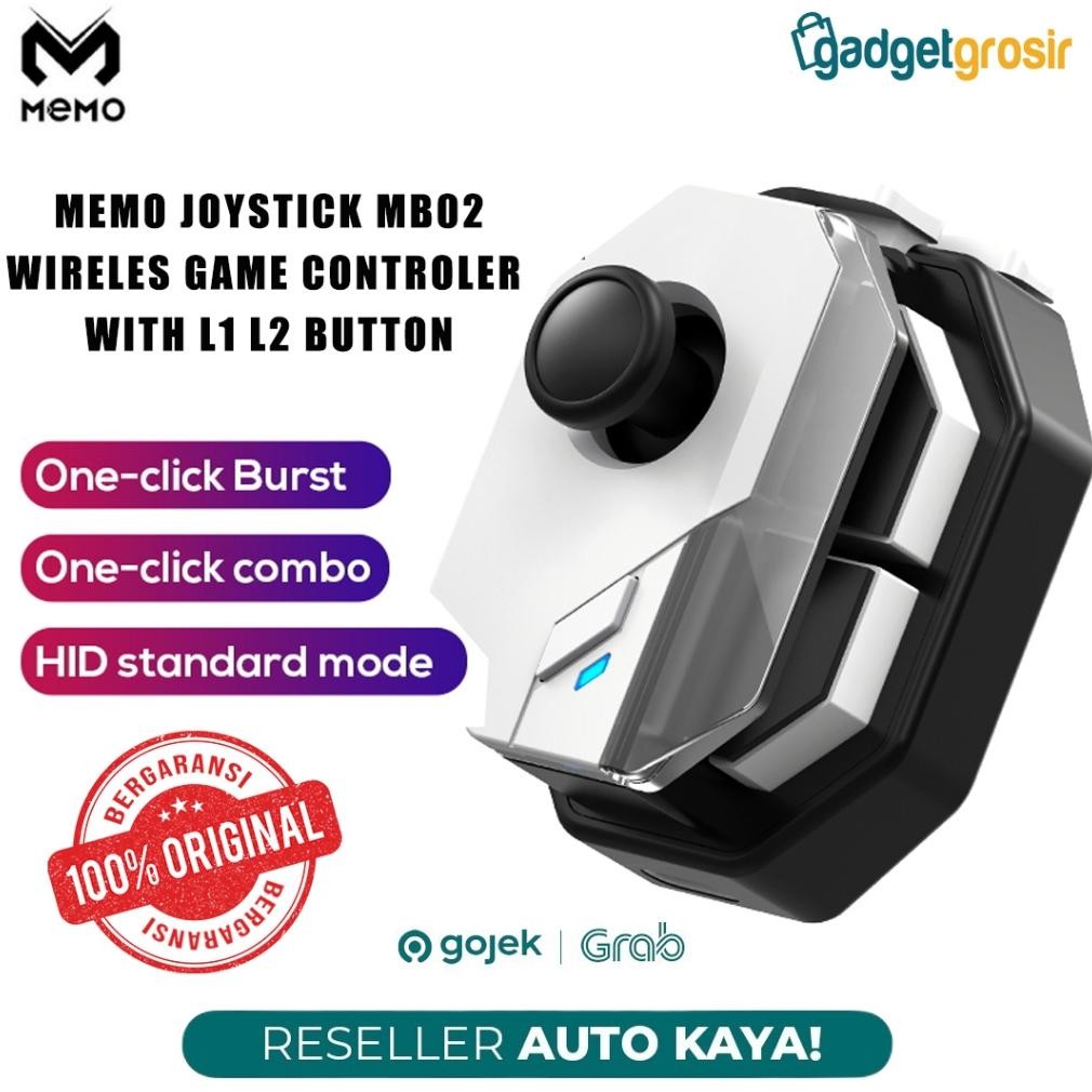 MEMO MB02 Magic Record Macro Controller Game Bluetooth Joystick Mobile Gaming With L1 R1 Firing Butt