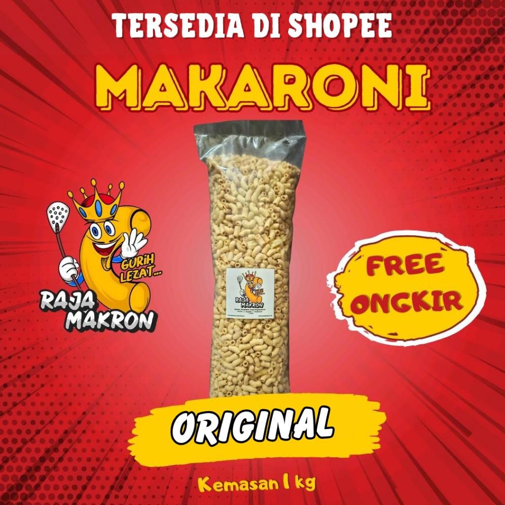 

TERMURAH MAKARONI KRESS BANTAT RASA ORIGINAL KEMASAN 1 KG Asin Kuning Snack Food Siap kirim
