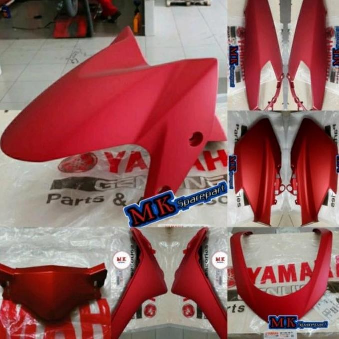 Paket Full Set Body Halus Nmax, N Max Old 2016-2019 Merah Doff Ori Ygp - Asli