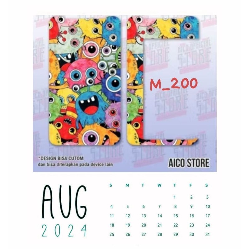 

Terlaris Kalender 2025 M200 Stiker Garskin Premium Not Casing Bisa Custom *Promo*