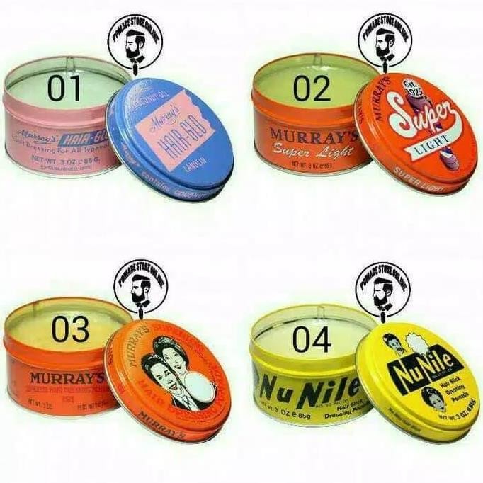 Murah Pomade - Pomade Nu Nile Murrays Sudah Terdaftar Bpom Ukuran 3 Oz Besar