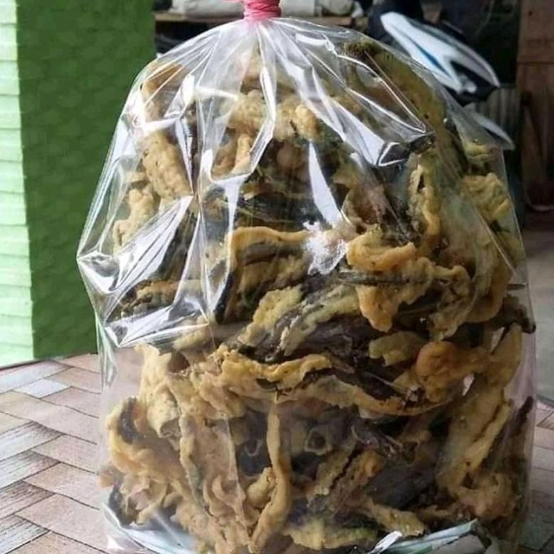 

TERMURAH 500gram keripik belut renyah,gurih,nikmat dan MURAh Siap kirim