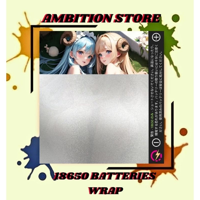 

Terlaris Ambitionstore Stiker Wrap Baterai 18650 A V4 Series Pelindung Dan Penghias Untuk Segala Merek Garskin Premium Not Casing Bisa Custom *Promo*