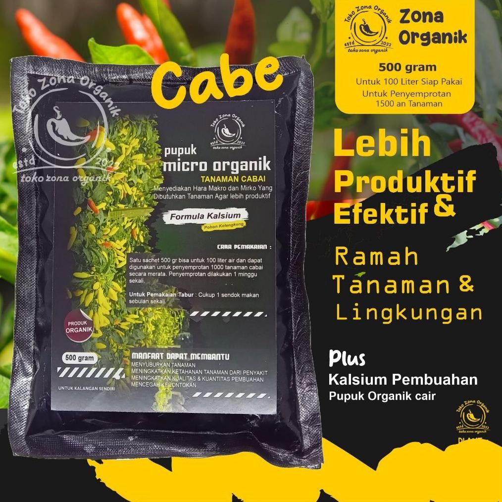NEW Pupuk Booster Cabai Pupuk Organik Perangsang Serbuk Terbaik Ampuh Agar Cepat Berbuah Lebat kuali
