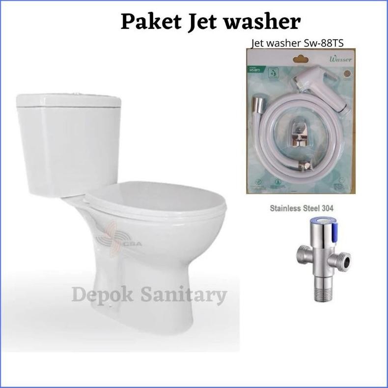 NEW CLOSET DUDUK VOLK 662R JARAK AS 25 CM / KLOSET DUDUK