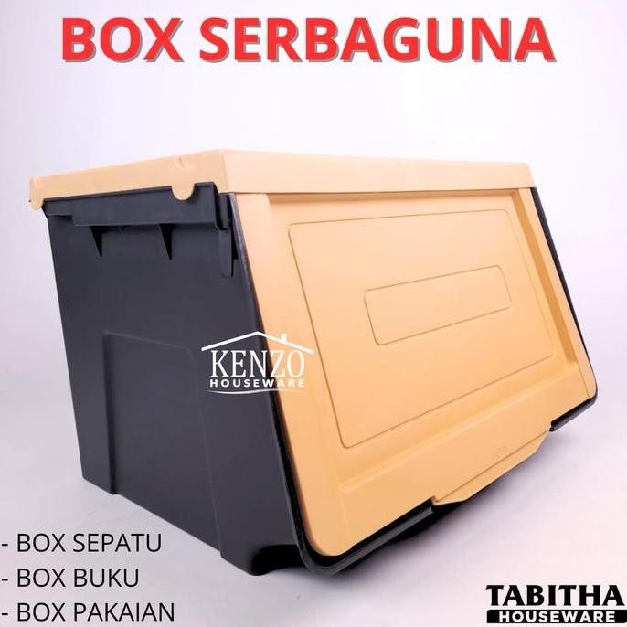 Kotak Box Sepatu Plastik Box Baju Sandal Serbaguna Organizer Murah