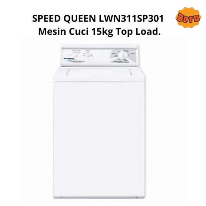 Promo Speed Queen Lwn311Sp301 Mesin Cuci 15Kg Top Load Garansi Resmi