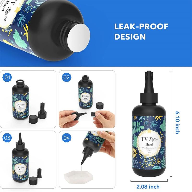 

25/60G Uv Resin Hard Uv Glue Resin Uv Hard Asisst Resin Cair Bening Resin Ultraviolet Untuk Craft Diy Casing Hp/Perhiasan/Gantungan Kunci