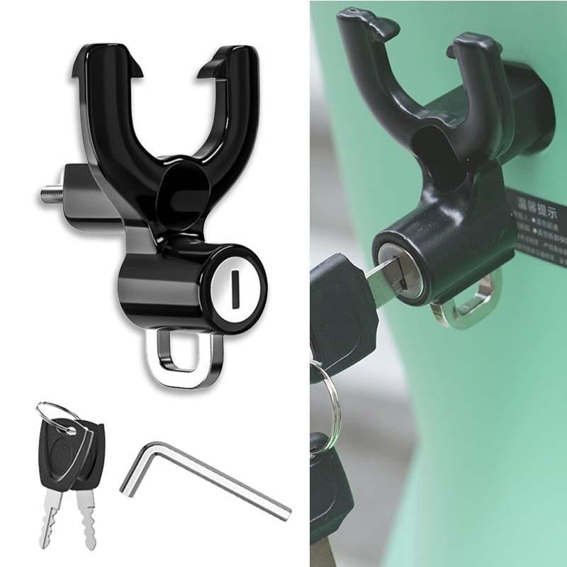 1Set Gembok Helm Anti Maling Gembok Sepeda Motor Kunci Helm Anti Maling Anti Maling Helm Anti Karat 