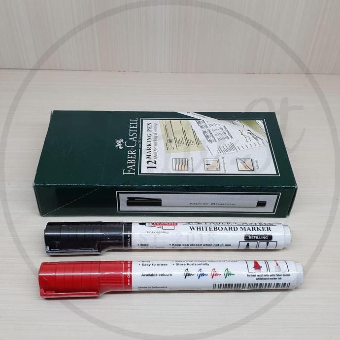 

Terlaris !!! Faber Castell Faber-Castell Spidol Papan Tulis White Board