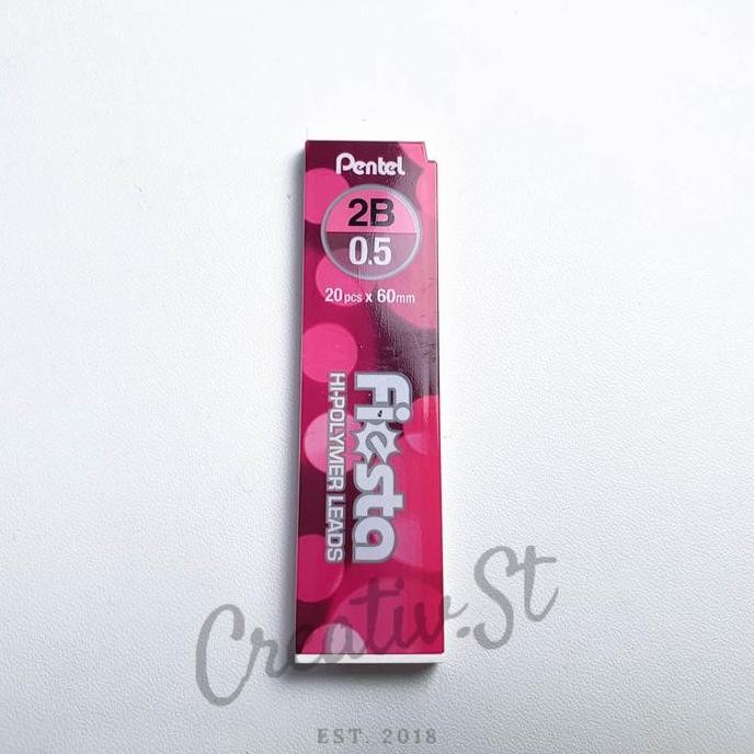 

Promo !!! Pentel Fiesta Isi Pensil Mekanik 2B 0.5 Mm C235 (1 Pcs)