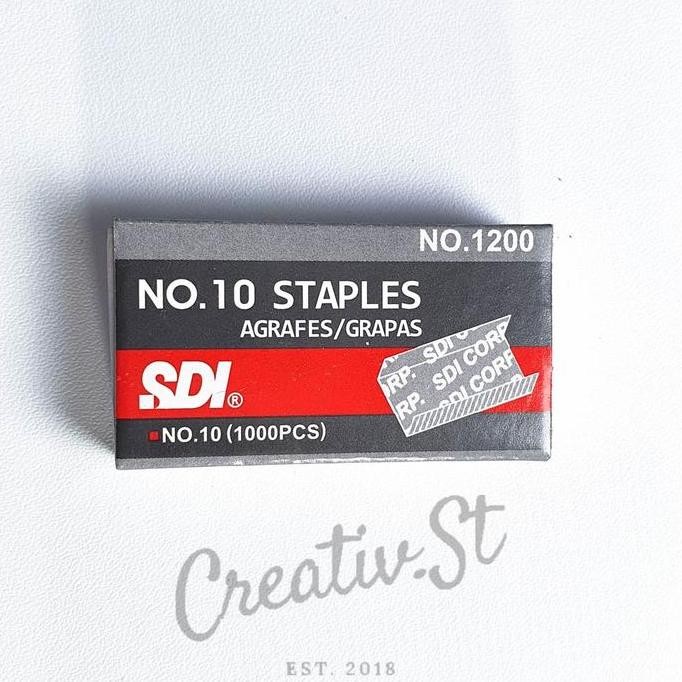 

Promo !!! Sdi Isi Staples No 10 Ukuran Kecil Refill Hekter