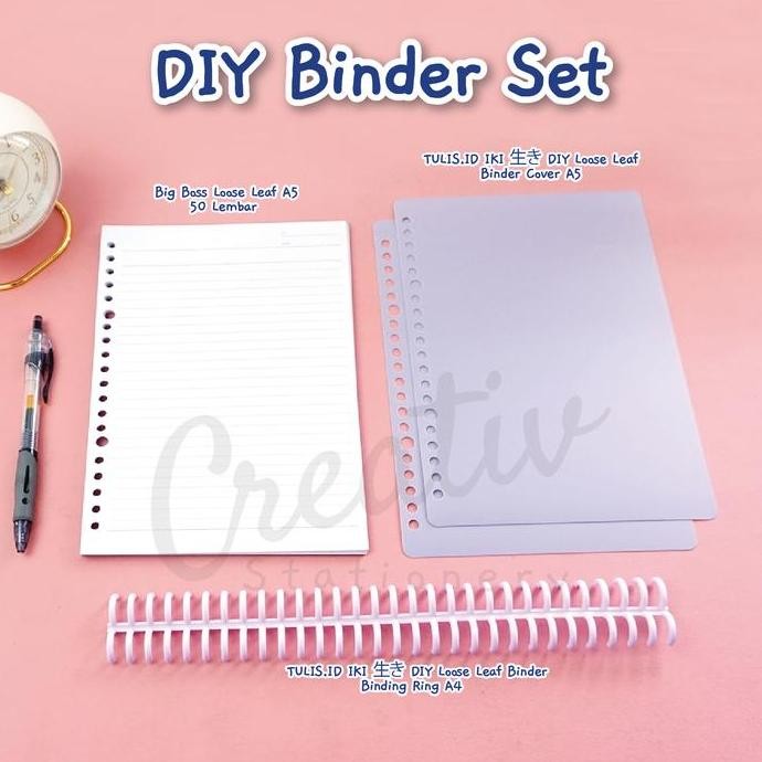 

New Stock 2025 !!! Creativ Colormatch A5 Diy Binder Loose Leaf Color Theme 20 Ring